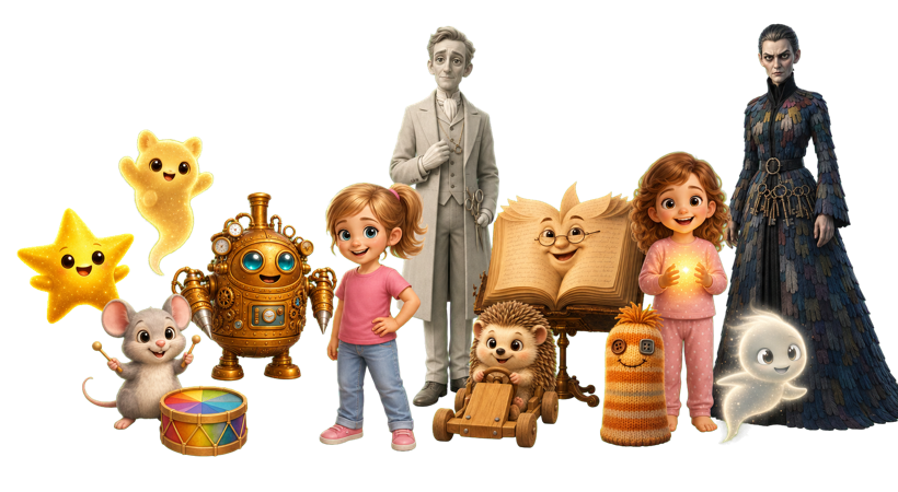 Meet the mybibblio storybook characters
