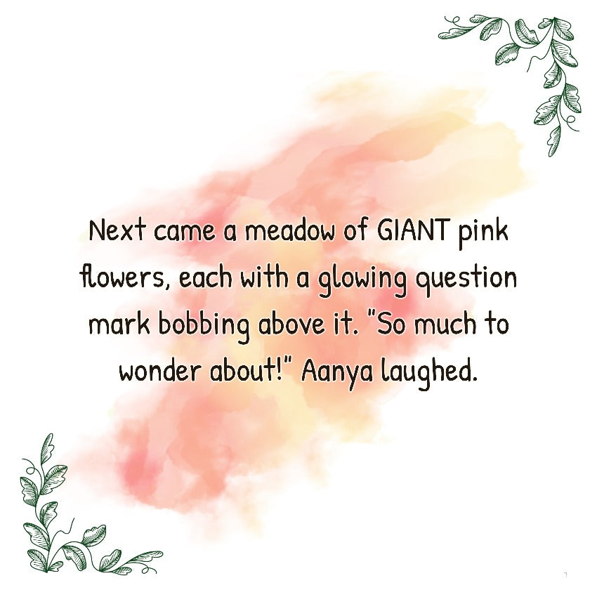 Aanya and the Map That Drew Itself — scene seven text (Modern Flat style)
