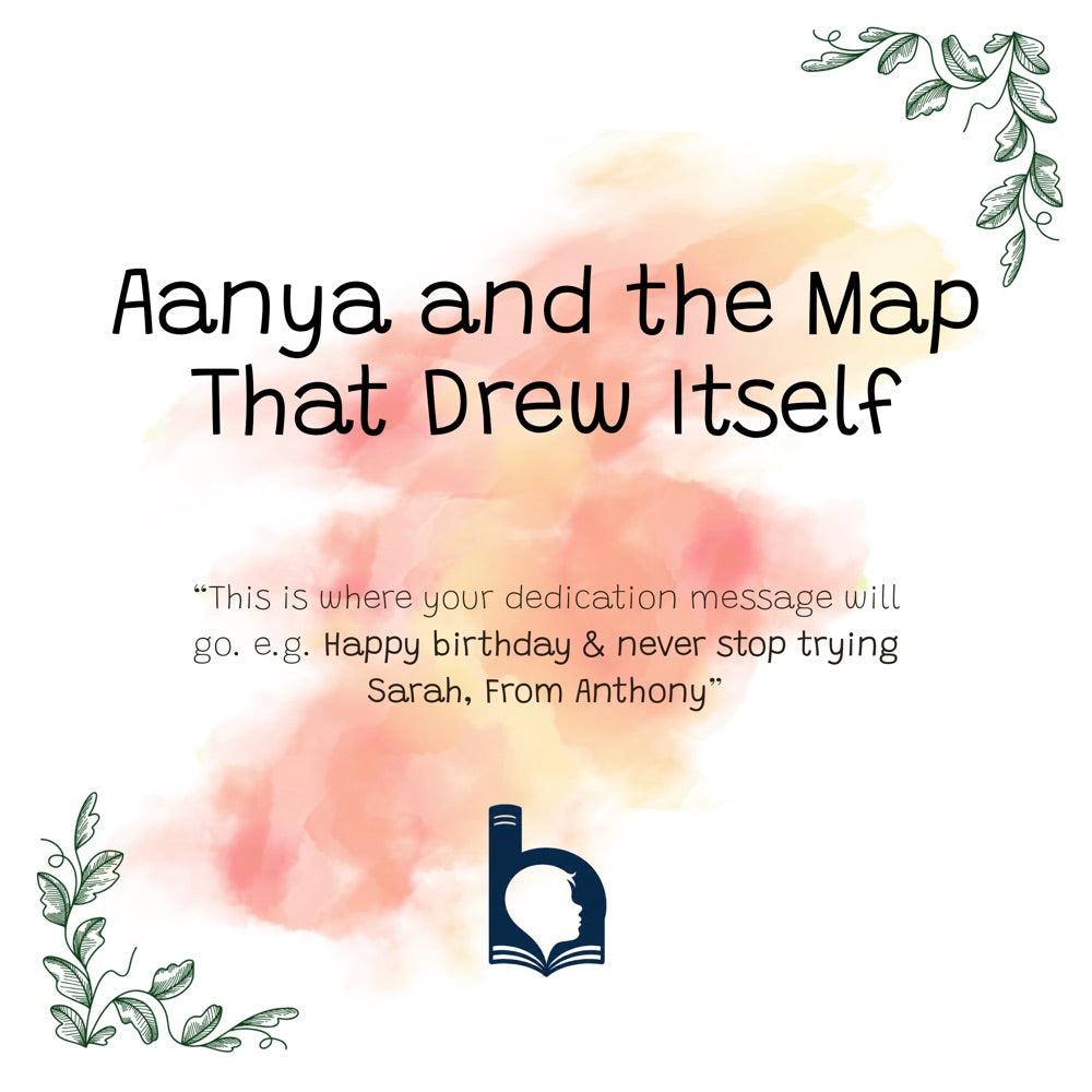 The Map That Drew Itself – Personalised Storybook — title page (Modern Flat style)
