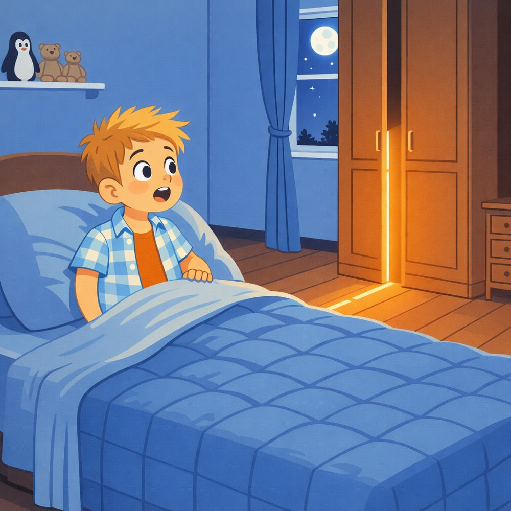 School for Lost Things · Book One – The Forgotten Song — scene two illustration (Modern Flat style)