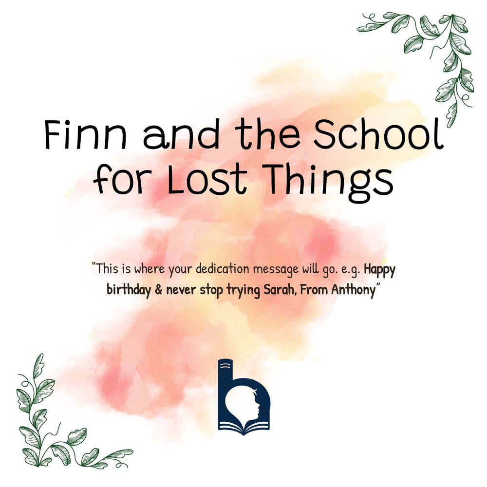 School for Lost Things · Book Two – The Never-Found Wing — title page (Modern Flat style)
