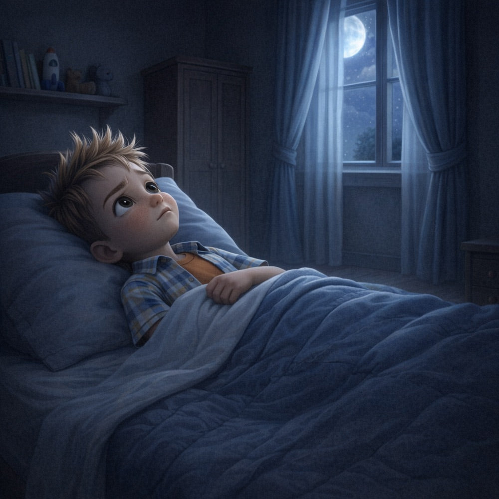School for Lost Things · Book One – The Forgotten Song — scene one illustration (Pixar 3D style)