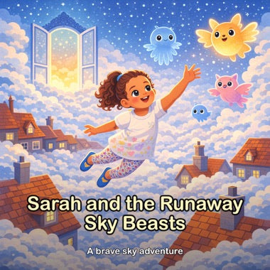 Personalised storybook cover — Modern Flat style